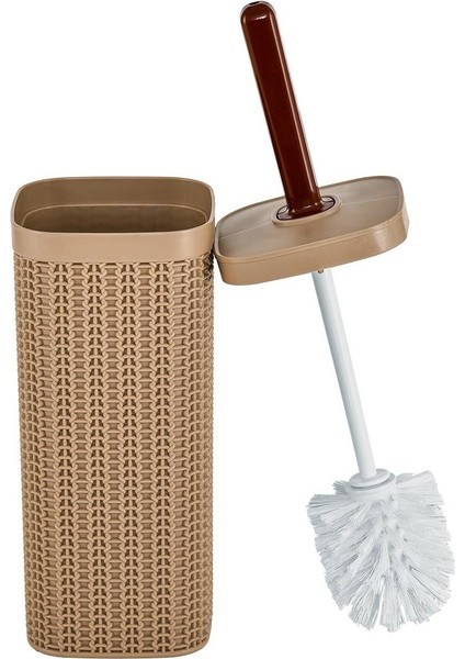 Herseyevinizde Rattan Wc Klozet Temizleme Fırçası - Antrasit