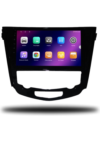 Carplayer Nissan Qashqai 2014-2021 Dijital Klima Uyumlu Android Multimedya 4gb Ram 64GB Hafıza fiyatları