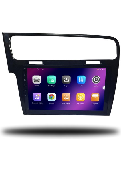Carplayer Volkswagen Golf 7 2013-2021 Uyumlu Android Multimedya 4gb Ram 64GB Hafıza fiyatları