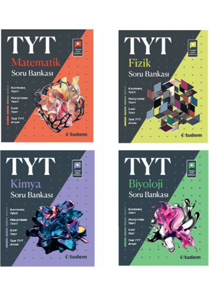 Tudem Yayınları Tyt Matematik&fizik&kimya&biyoloji Soru Bankası