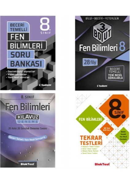 8.sınıf Fen Bilimleri Seti