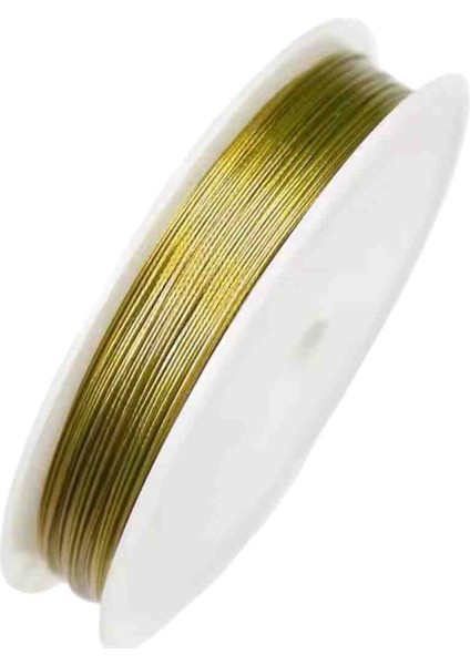 Çelik Tel Esnek Tel Tel Misina Takı Teli Çok Amaçlı Esnek Arajman Teli 0.38MM Takı Tesbih Teli