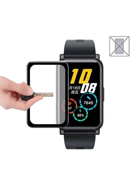 Huawei Watch Fit 5d Full Kaplama Ekran Koruyucu Nano Film