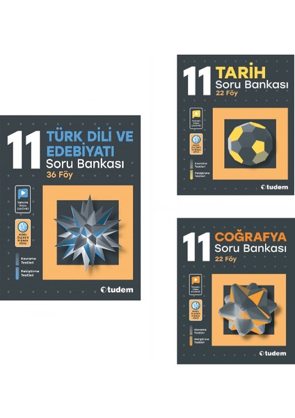 Tudem 11. Sınıf Sözel Föy Soru Bankası Seti