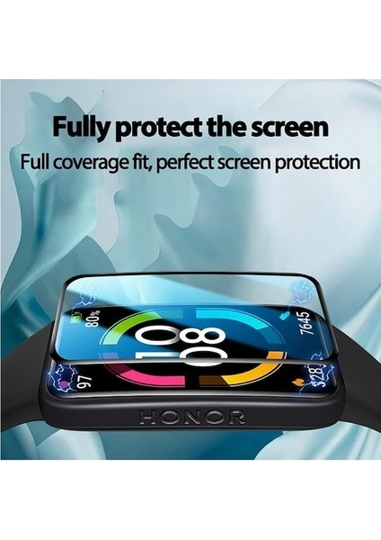 Honor Band 6 Uyumlu Ekran Koruyucu 5d Nano Koruyucu Film modelleri