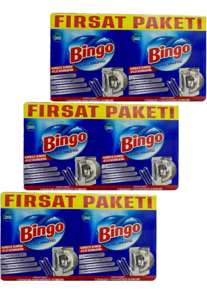 Çamaşır Makine Kireç Önleyici x3 Paket