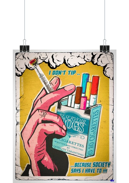 Quantin Tarantino Büyük Boy Poster 50 x 70 cm