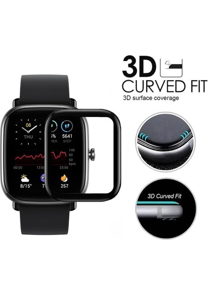Amazfit Gts 2 Uyumlu 5d Nano Ekran Koruyucu