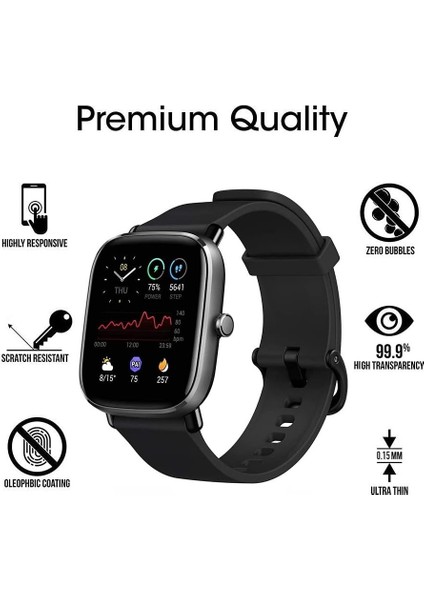 Amazfit Gts 2 Uyumlu 5d Nano Ekran Koruyucu