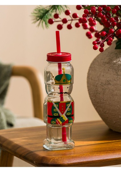 Lcw Home Karışık Baskılı Yılbaşı Temalı Pipetli Bardak 300 ml Imrex Global