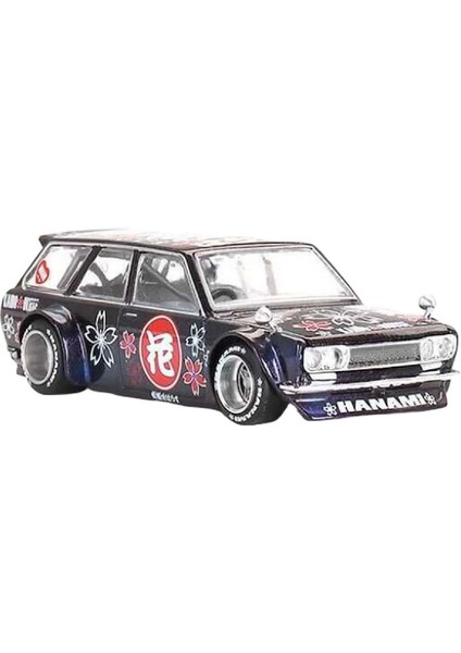 1:64 Diecast Datsun Kaido 510 Wagon Hanami V3 Mini Gt Model Araba