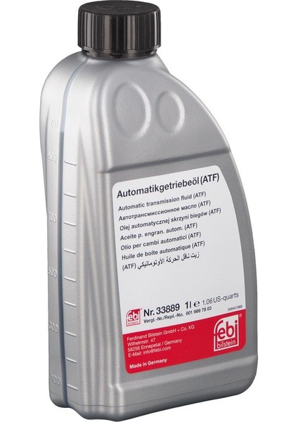 Mercedes C Serisi W204 C 180 Kompressor Otomatik Şanzıman Yağı 1 Litre FEBI