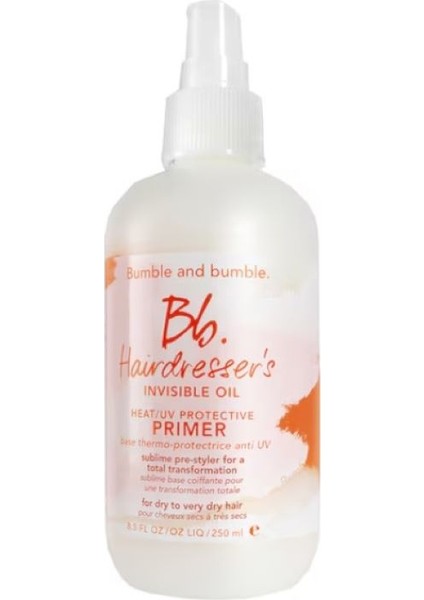 Hairdresser's Invisible Oil Heat & Uv Protective Primer