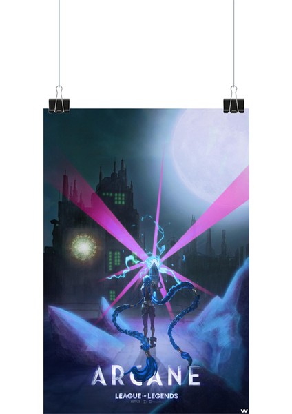 Arcane League Of Legends Büyük Boy Poster 50 x 70 cm