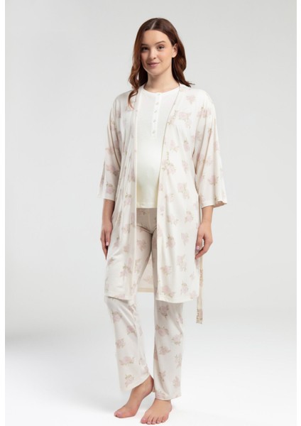 Kadın Krem Lohusa 3lü Takım