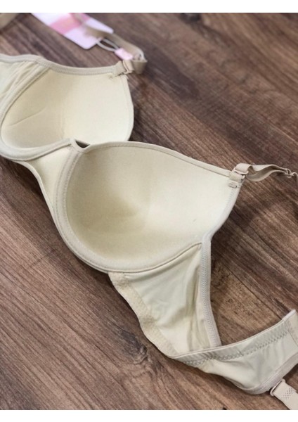 Kadın Desteksiz Boş B Cup Balenli Telli Sütyen 916