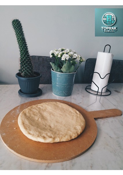 Pizza Bazlama Lahmacun ve Hamur Tahtası Ham Mdf