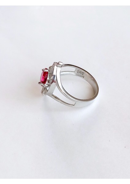 Gümüş Zirkon Taşlı Yaprak Tasarım Kadın Yüzük 18 Numara Doğum Günü Hediye fırsatları