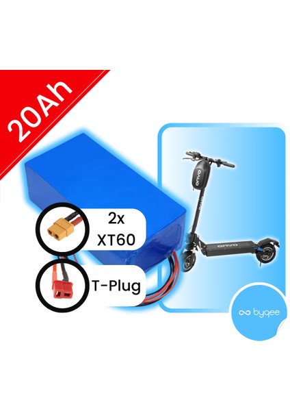 Onvo OV-012X Elektrikli Scooter Batarya 48V 20AH - Yüksek Menzil