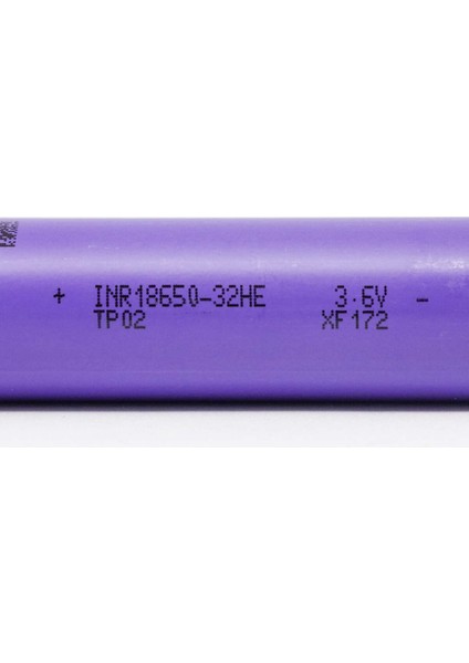 INR18650-32HE 3.6 Volt 3200MAH Li-Ion Şarj Edilebilir Pil 10A Deşajr