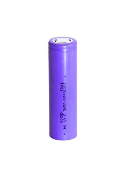 INR18650-32HE 3.6 Volt 3200MAH Li-Ion Şarj Edilebilir Pil 10A Deşajr