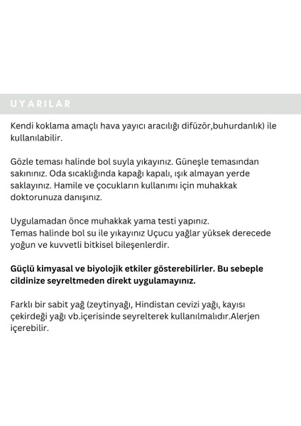Nioli Yağı Uçucu Yağı Saf ve Doğal, Buhurdanlık Difüzör Masaj 5 ml
