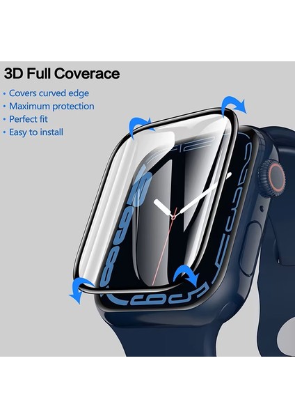 Apple Watch 10 Uyumlu (42MM-46MM) Polymer Nano Ekran Koruyucu modelleri