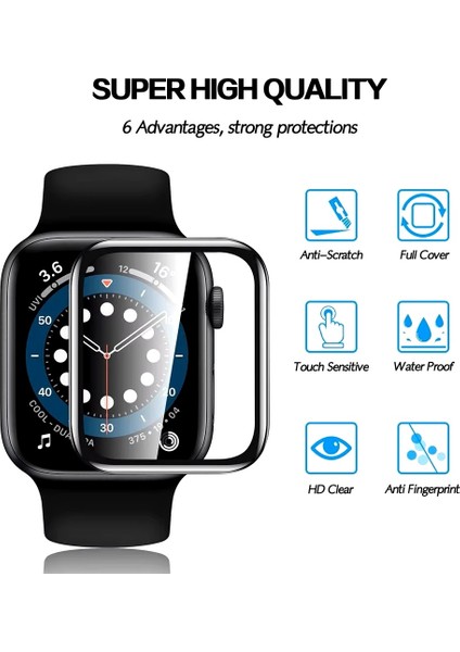 Apple Watch 10 Uyumlu (42MM-46MM) Polymer Nano Ekran Koruyucu indirimleri