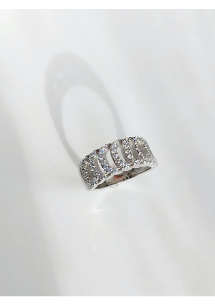 Gümüş Gurmet Tasarım Yarım Tur Su Yolu Kadın Yüzük No.12 Doğum Günü Hediye fiyatları