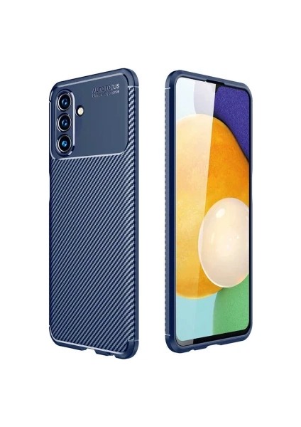 Samsung Galaxy A56 Uyumlu Kılıf Karbon Tasarım Kamera Korumalı Silikon Telefon Kılıfı Kapak