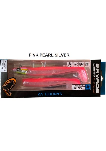 Sandeel V2 14CM 33GR 2+1 Silikon Yem fiyatları