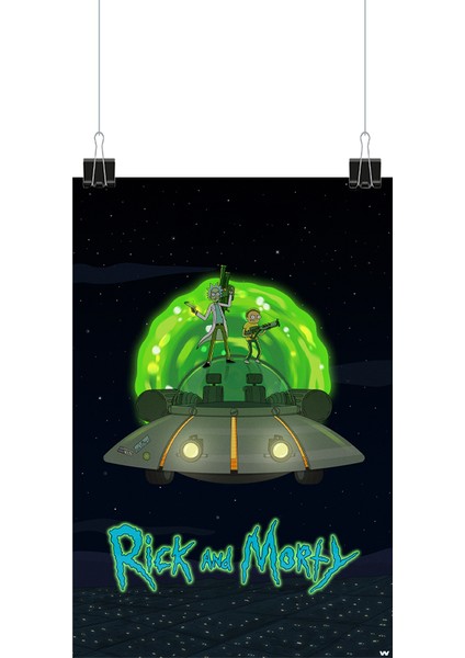 Rick And Morty Büyük Boy Poster 50 x 70 cm