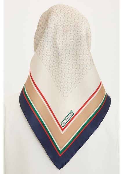 Nostalji Serisi Ipek Twill Eşarp 8724D-04 modelleri