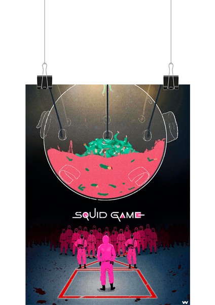 Squid Game Büyük Boy Poster 50 x 70 cm