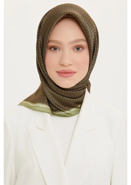 Nostalji Ipek Twill Eşarp 8733D-10