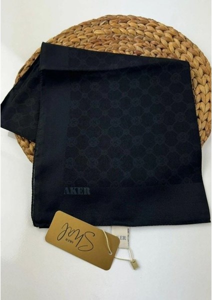 Elegance Monogram Eşarp 1090500-911 Siyah modelleri