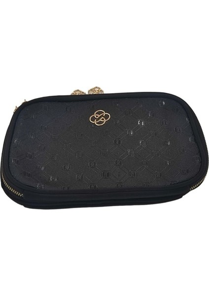 Amblem Model Bayan Çanta Logo Desen Parlak Siyah fiyatları