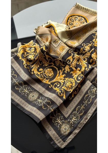 Vual Ipek Şal Siyah Gold