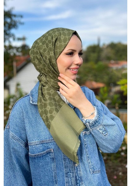 Elegance Monogram Şal 1090100-952 Haki fiyatları