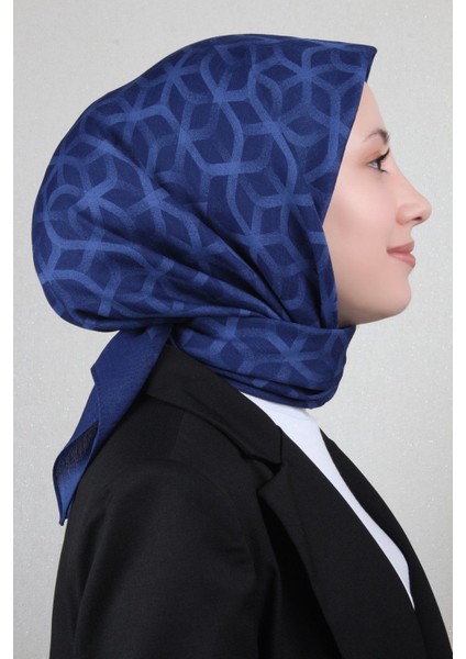 Karma Eşarp 1040600-923 Parlement Mavi