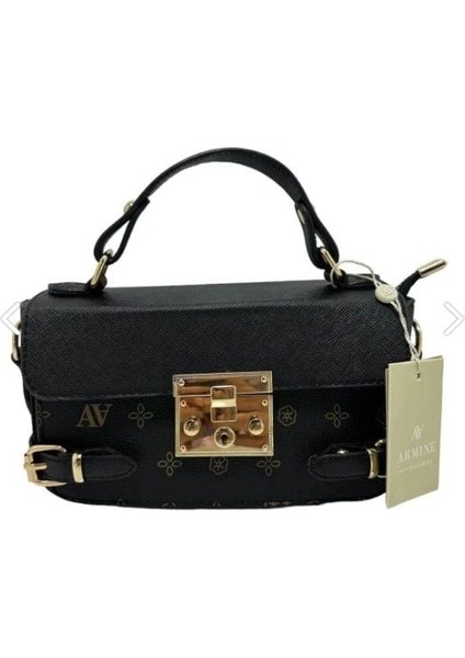 Bayan Çanta 359 Siyah Baskılı