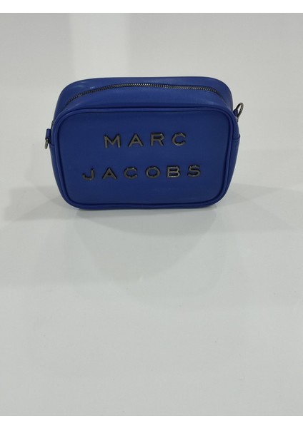 Mark Jakops Yazılı Çanta Saks Mavisi