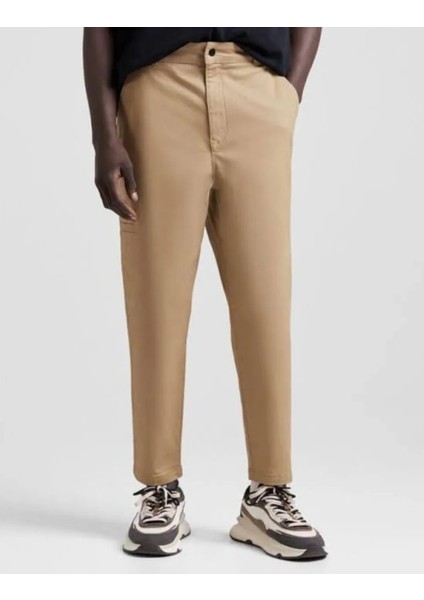 Allbucks Bershka, Loose Fit Cargo Kumaş Pantolon Abbrs0047