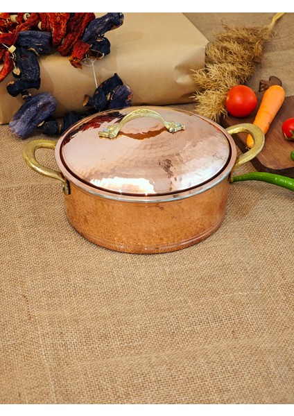 Bakır Pilav Tenceresi 20 cm