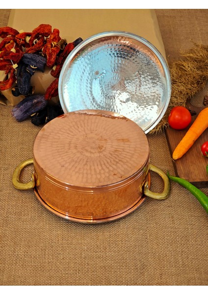 Bakır Pilav Tenceresi 20 cm