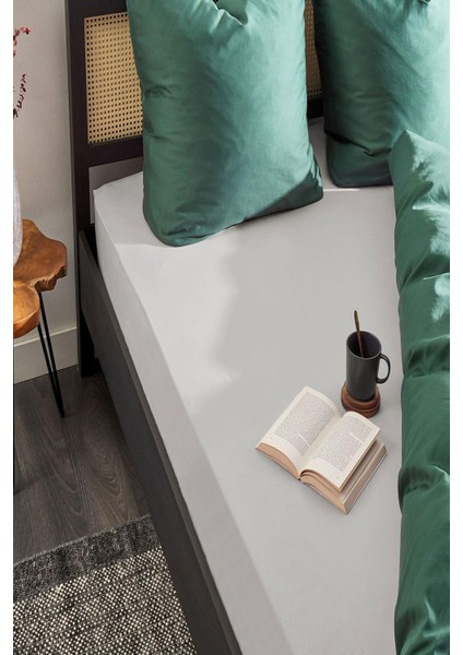 4 Adet Düz Pamuklu Tek Kişilik 120 x 200 x 30 cm Lastikli Penye Çarşaf fiyatları