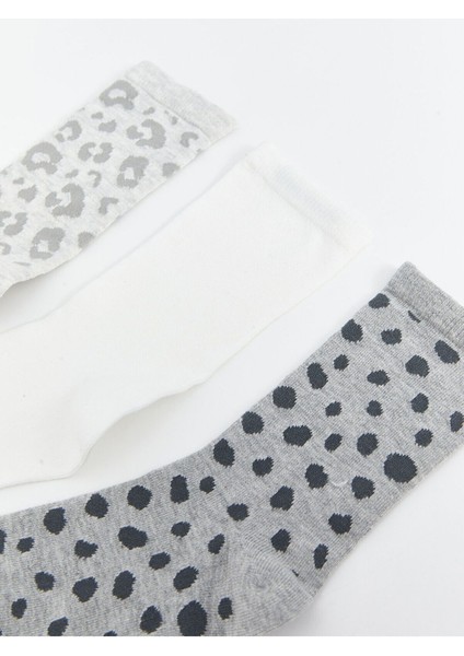 Lcwk Desenli Kadın Soket Çorap 5'li Paket fiyatları