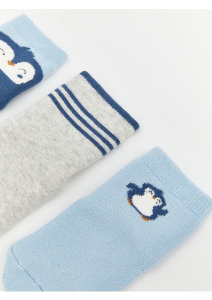 Lcwk Baskılı Erkek Bebek Soket Çorap 3'lü fiyatları
