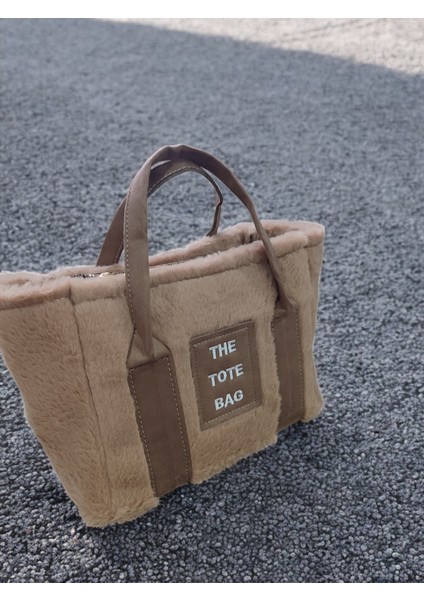 Açık Kahve - The Tote Bag Tek Göz Geniş Iç Hacimli Kalın Askılık Kol Çanta , Çapraz Çanta fiyatları