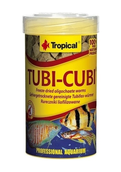 Tubi Cubi Kurutulmuş Balık Yemi 100 ml 10 gr